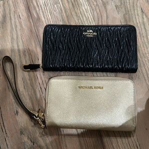 micheal kors and coach wallets